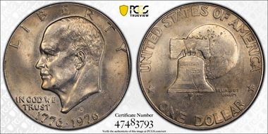 1976-D $1 Type 1 MS62