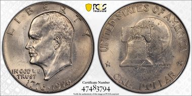 1976-D $1 Type 1 MS64