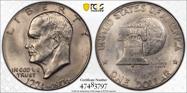 1976-D $1 Type 1 MS63