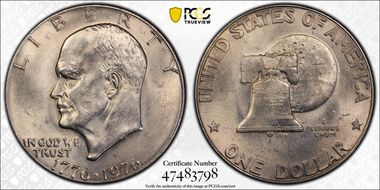 1976-D $1 Type 1 MS63