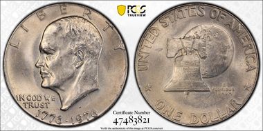 1976-D $1 Type 1 MS62