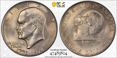 1976-D $1 Type 1 MS64