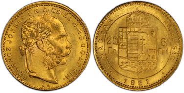 1881-KB 8 Frt KM-467 MS63