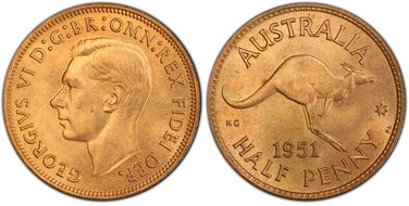 1951-PL 1/2D KM-42 MS65RD