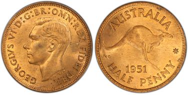 1951-PL 1/2D KM-42 MS65RD