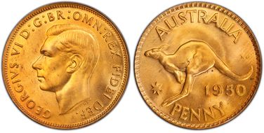 1950 (m) 1D MS65RD