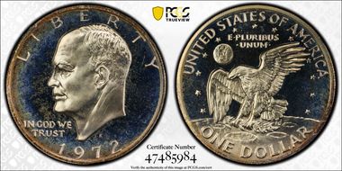 1972-S $1 Silver, DDO, FS-101 PR66DCAM