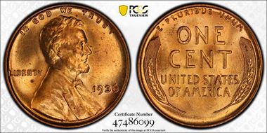 1936 1C DDO FS-101 MS65RD