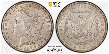 1896-S $1 AU55