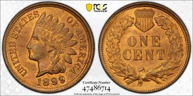 1899 1C MS64RB