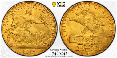 1915-S $2.50 Panama-Pacific MS65