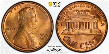 1969-S 1C MS64RD