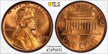 1959 1C MS64RD
