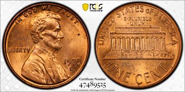 1975-D 1C MS63RD