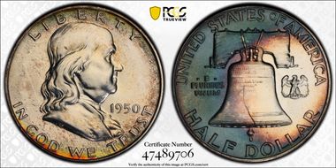 1950 50C PR65+ 