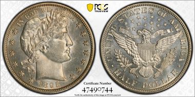 1895-S 50C MS63