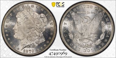 1879-S $1 MS64+