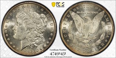 1890-CC $1 MS62