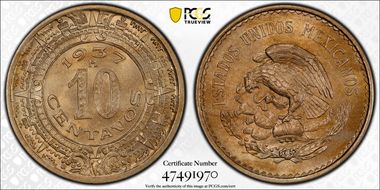 1937-M 10C MS66
