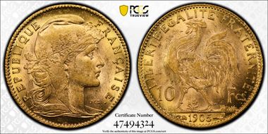 1905 10 Fr Gad-1017 MS62