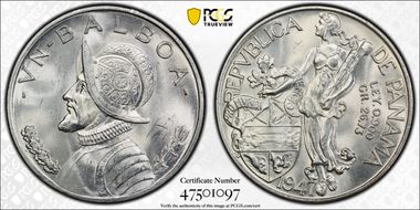 1947 Balboa KM-13  Ag MS65