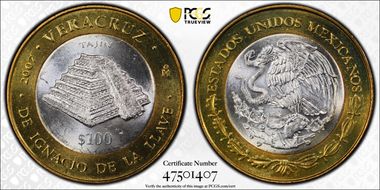 2007-Mo 100 P Veracruz MS66