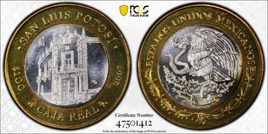 2007-Mo 100 P San Luis Potosi MS66