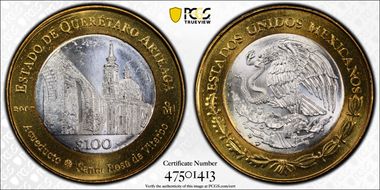 2007-Mo 100 P Queretaro Arteaga MS64