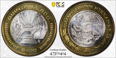 2007-Mo 100 P Quintana Roo MS66