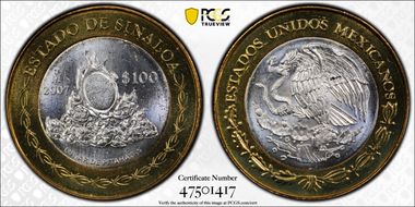 2007-Mo 100 P Sinaloa MS66