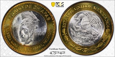 2006-Mo 100 P Chiapas MS65