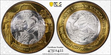 2006-Mo 100 P Coahuila de Zaragoza MS67
