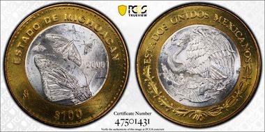 2006-Mo 100 P Michoacan MS65