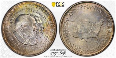1953-D 50C Washington-Carver MS66+