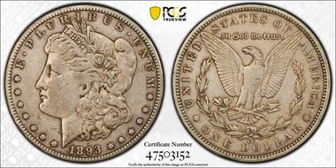 1893-CC $1 VF25