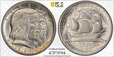 1936 50C Long Island MS62