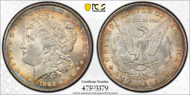 1889 $1 MS63