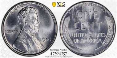 1943 1C MS67
