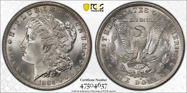 1884-O $1 MS67