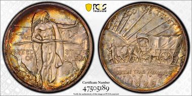 1926-S 50C Oregon MS67+