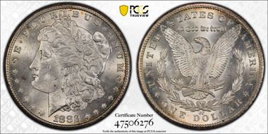 1883-CC $1 MS62