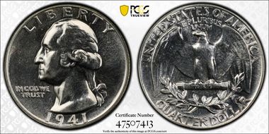 1941 25C PR65