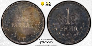 1913 Peso KM-611 GB-79 MS61