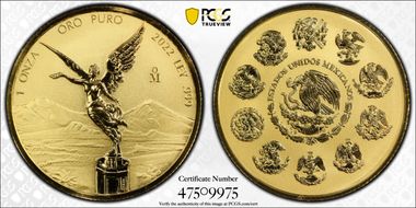 2022-Mo Onza Libertad Au Rev PR PR70