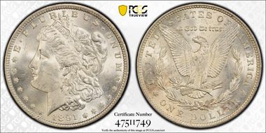 1891 $1 MS64