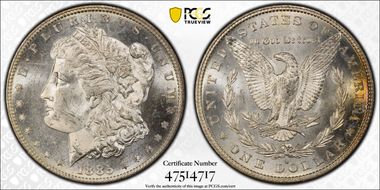 1885-S $1 MS62