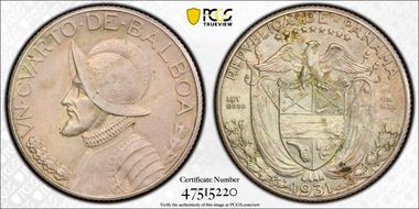 1931 1/4 B KM-11.1  Ag MS62