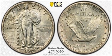 1923-S 25C AU58