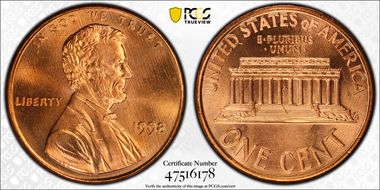 1998 1C Wide AM MS67RD