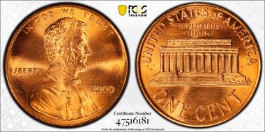 2000 1C Wide AM MS67RD